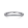 14K White Gold Matching Wedding Band - 0.05 ct