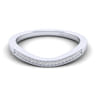 14K White Gold Matching Wedding Band - 0.05 ct