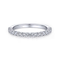 14K White Gold Matching Wedding Band