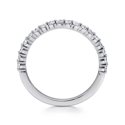 14K White Gold Matching Wedding Band