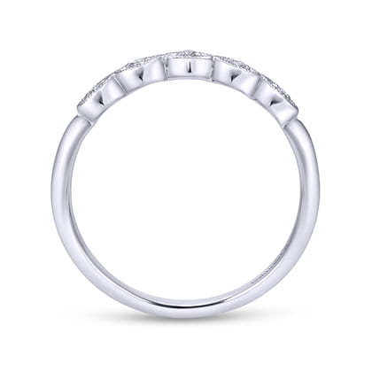 14K White Gold Matching Wedding Band