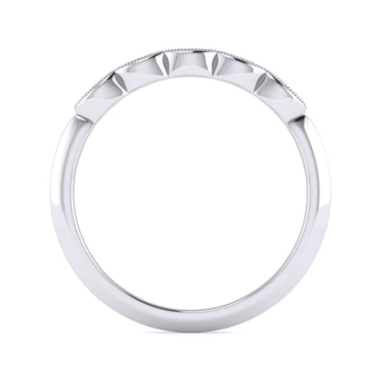 14K White Gold Matching Wedding Band