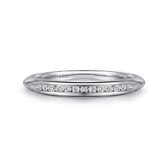 14K White Gold  Matching Wedding Band
