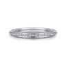14K White Gold  Matching Wedding Band - 0.12 ct