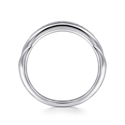 14K White Gold  Matching Wedding Band