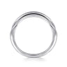 14K White Gold  Matching Wedding Band - 0.12 ct