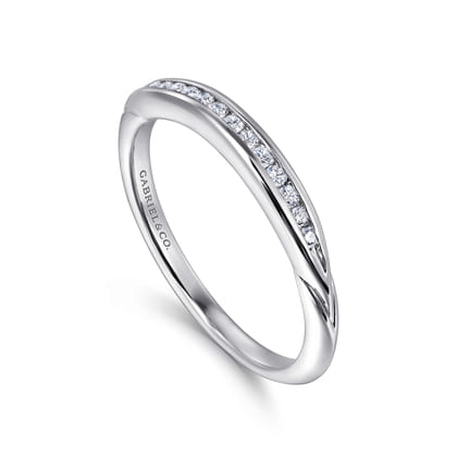 14K White Gold  Matching Wedding Band