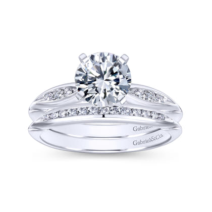 14K White Gold  Matching Wedding Band