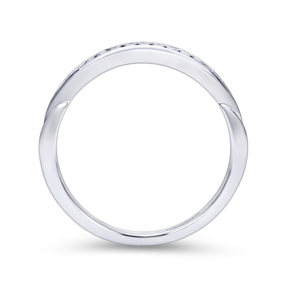 14K White Gold Matching Wedding Band
