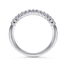 14K White Gold  Matching Wedding Band - 0.15 ct