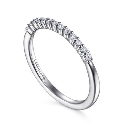 14K White Gold  Matching Wedding Band