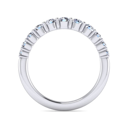14K White Gold Matching Wedding Band