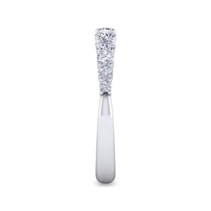 14K White Gold Matching Wedding Band