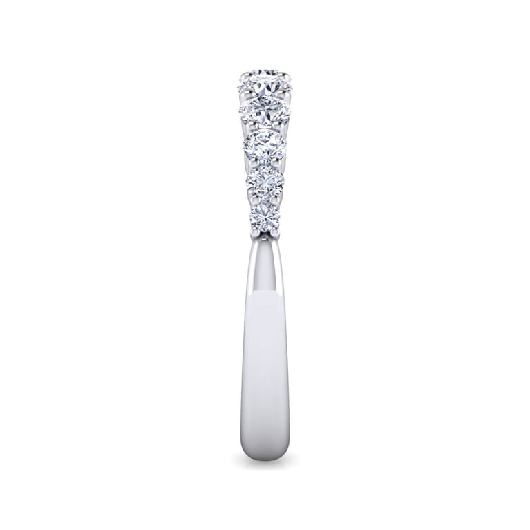 14K White Gold Matching Wedding Band - 0.63 ct - Shot 4