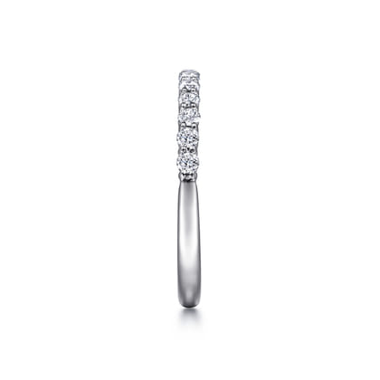 14K White Gold Matching Wedding Band