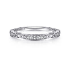 14K White Gold  Matching Wedding Band