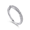 14K White Gold  Matching Wedding Band - 0.11 ct