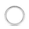 14K White Gold Matching Wedding Band - 0.14 ct