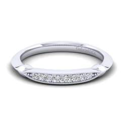 14K White Gold  Matching Wedding Band