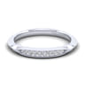 14K White Gold  Matching Wedding Band - 0.07 ct