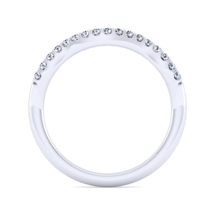 14K White Gold Matching Wedding Band