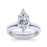 14K White Gold Matching Wedding Band