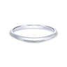 14K White Gold Matching Wedding Band