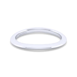 14K White Gold Matching Wedding Band