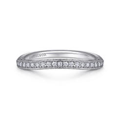 14K White Gold  Matching Wedding Band
