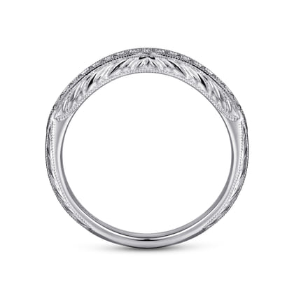 14K White Gold  Matching Wedding Band