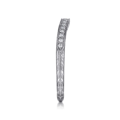 14K White Gold  Matching Wedding Band