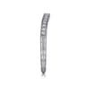 14K White Gold  Matching Wedding Band - 0.09 ct