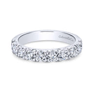 14K White Gold Matching Wedding Band