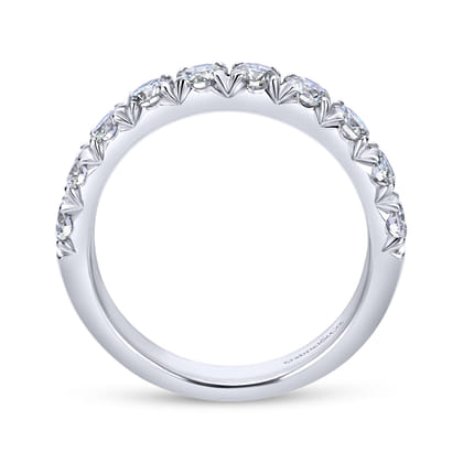 14K White Gold Matching Wedding Band