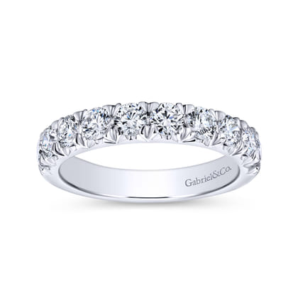 14K White Gold Matching Wedding Band