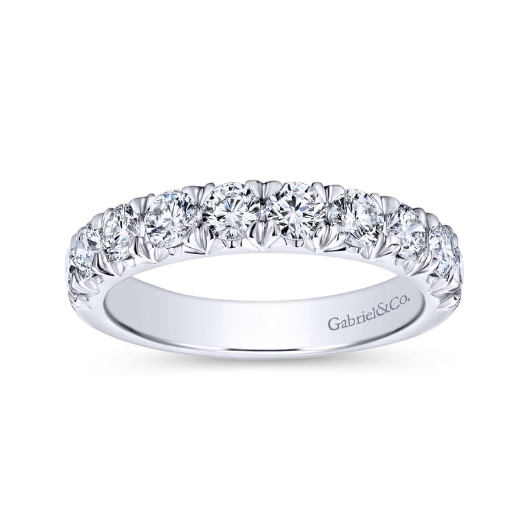 14K White Gold Matching Wedding Band - 0.95 ct - Shot 5