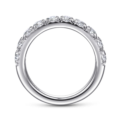 14K White Gold Matching Wedding Band