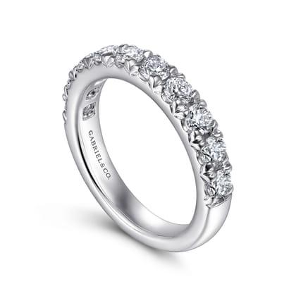 14K White Gold Matching Wedding Band
