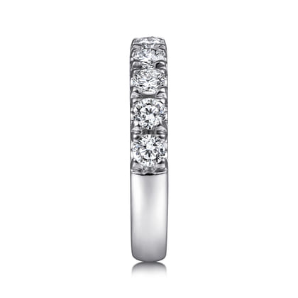 14K White Gold Matching Wedding Band