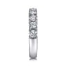 14K White Gold Matching Wedding Band - 1.04 ct