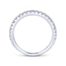 14K White Gold  Matching Wedding Band - 0.35 ct