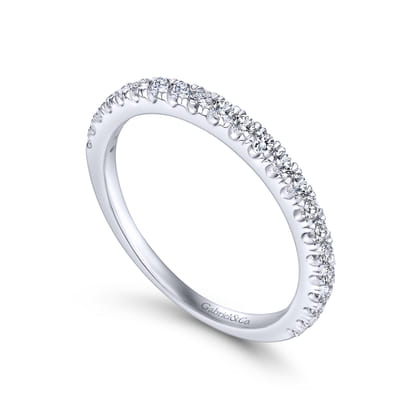 14K White Gold  Matching Wedding Band