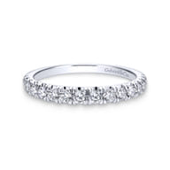 14K White Gold  Matching Wedding Band