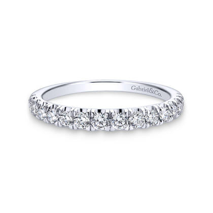 14K White Gold  Matching Wedding Band