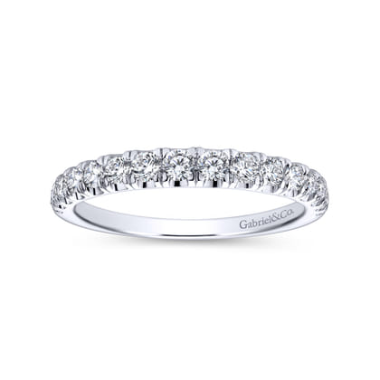 14K White Gold  Matching Wedding Band