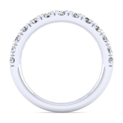 14K White Gold Matching Wedding Band