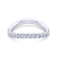 14K White Gold Matching Wedding Band