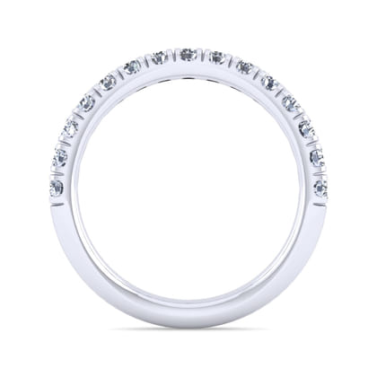 14K White Gold Matching Wedding Band