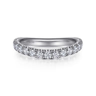 14K White Gold Matching Wedding Band