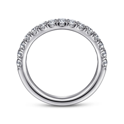14K White Gold Matching Wedding Band
